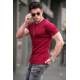 Madmext Men Basic Maroon T-Shirt 4077 - Bordo