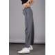 Mad Girls Smoke Gray Bell Bottom Sweatpants MG1100 - Füme