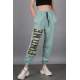 Mad Girls Almond Green Sweatpants MG1101 - Çağla yeşili