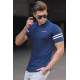 Madmext Men Navy Blue Polo T-shirt 4984 - Lacivert