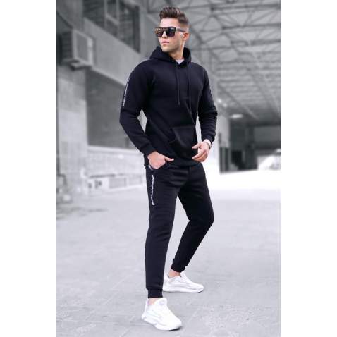 Madmext Black Tracksuit For Men 5425 - Siyah