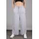 Mad Girls Gray Bell Bottom Sweatpants MG1100 - Gri