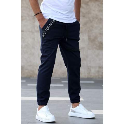 Madmext Men Navy Blue Sweatpants 5406 - Lacivert