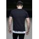 Madmext Black T-shirt for Men 4521 - Siyah