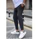 Madmext Black Striped Sweatpants 2931 - Siyah