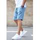 Madmext Regular Fit Men Blue Shorts 5401 - Mavi