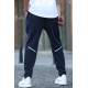 Navy Blue Printed Sweatpants T5476 - Lacivert