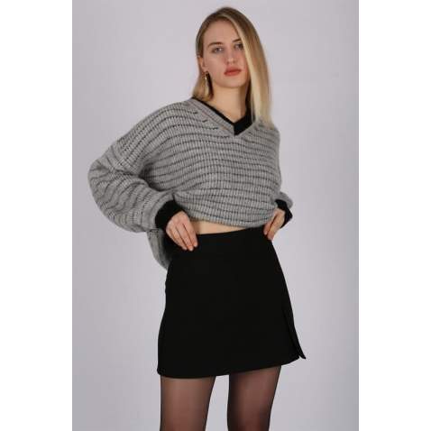 Mad Girl Black Skirt MG1333 - Siyah