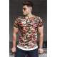 Madmext Men Camouflage Red T-shirt 4480 - Kırmızı