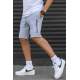 Madmext Gray Capri Shorts 5403 - Gri