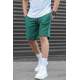 Men Dark Green Capri Shorts - Koyu yeşil