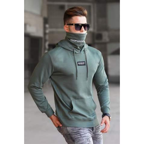 Madmext Haki Baskılı Erkek Sweatshirt 5315 - Haki