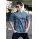 Madmext Men Smoke Gray T-shirt 5360 - Füme