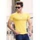 Madmext Yellow T-shirt for Men 4552 - Sarı