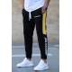 Madmext Men Black Side Striped Sweatpants 2719 - Siyah