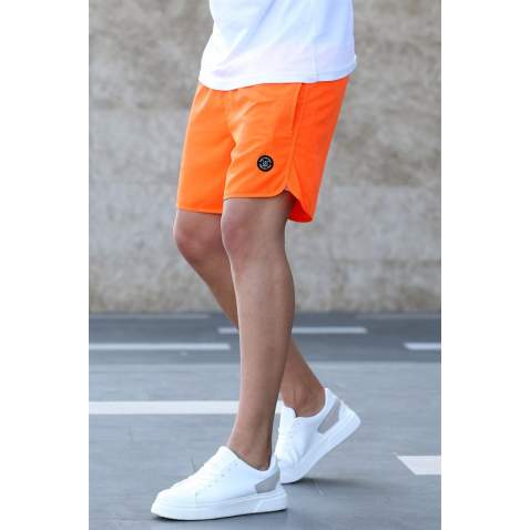 Madmext Men Neon Orange Swim Shorts 5087 - Neon turuncu