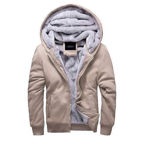 Madmext Men Beige Cardigan 22377 - Bej