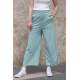 Mad Girls Mint Green Bell Bottom Sweatpants MG1100 - Mint yeşili