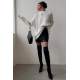 Mad Girls Oversize Ecru Sweater MG1344 - Ekru