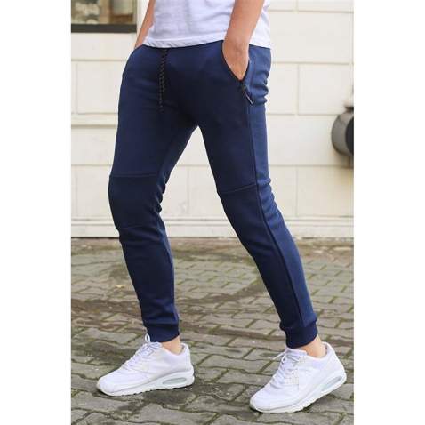 Madmext Men Navy Blue Sweatpants 2080 - Lacivert