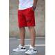 Madmext Red Striped Capri for Men 2909 - Kırmızı