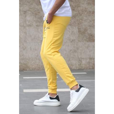 Madmext Basic Yellow Sweatpants 4209 - Sarı