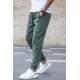 Madmext Khaki Embroidered Sweatpants For Men 5434 - Haki