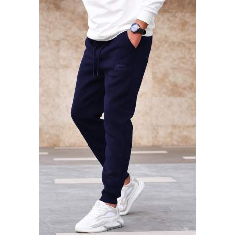 Madmext Men Plain Navy Blue Sweatpants 5433 - Lacivert