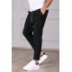 Madmext Black Men Sweatpants with Pockets 4809 - Siyah