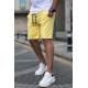 Madmext Men Yellow Shorts 4842 - Sarı