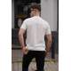 Men Oversize White T-Shirt - Beyaz