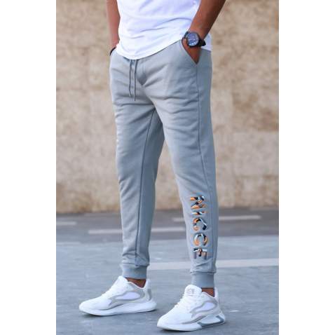 Madmext Men Smoke Gray Sweatpants 5614 - Füme