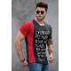 Madmext Dark Grey Printed T-shirt for Men 3020 - Füme