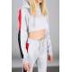 Mad Girls Grey Tracksuit with Hooded MG301 - Gri