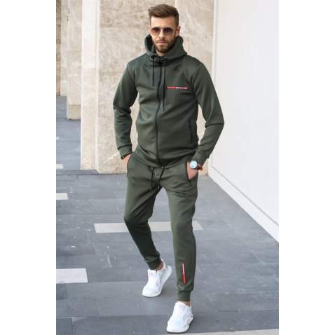 Madmext Khaki Tracksuit For Men 5423 - Haki