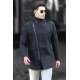 Madmext Men Black Coat 5068 - Siyah