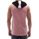 Sleeveless T-Shirt In Hooded Pink 2882 - Pembe