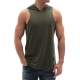 Sleeveless T-Shirt In Hooded Khaki 2893 - Haki yeşili