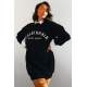 Mad Girls Black Sweatshirt Mg1242 - Siyah