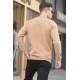 Light Brown Regular Fit Basic Sweatshirt 5799 - Bisküvi