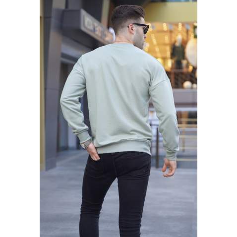 Madmext Men Mint Green Sweatshirt 4782 - Mint yeşili