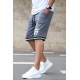 Madmext Men Regular Fit Smoke Gray Shorts 5405 - Füme