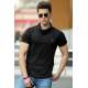 Madmext Black T-shirt for Men 4554 - Siyah