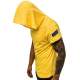 Madmext Yellow Rapped T-shirt with Hood for Men 3069 - Sarı