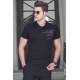 Madmext Black Polo Shirt for Men 4634 - Siyah