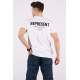 Madmext Men Printed White T-shirt 5805 - Beyaz