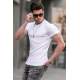 Madmext Men Basic White T-Shirt 4077 - Beyaz