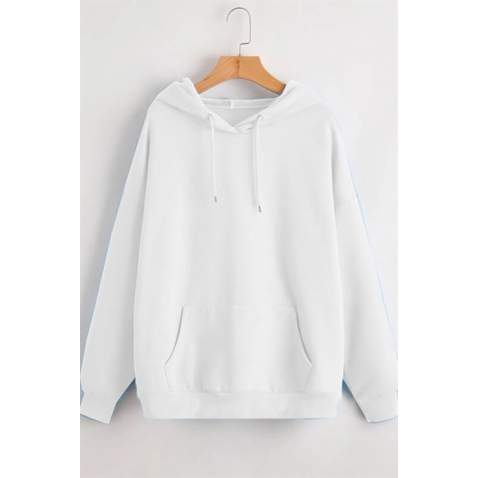 Mad Girls White Women's Sweatshirt MG827 - Beyaz