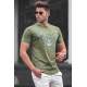 Madmext Men Khaki T-shirt 4997 - Haki