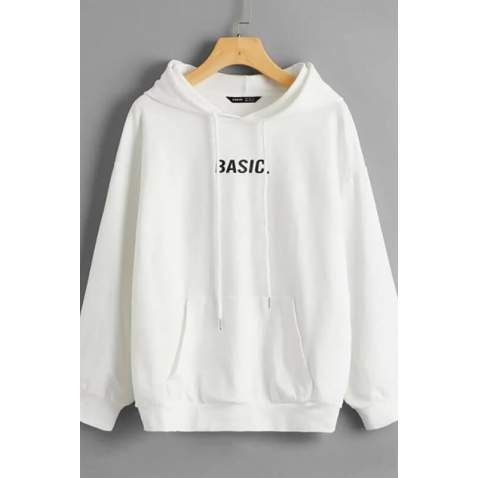 Mad Girls White Sweatshirt MG811 - Beyaz